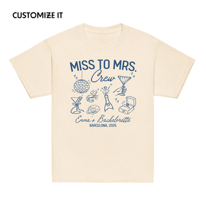 CUSTOM Bachelorette Party Trip Baby Tee
