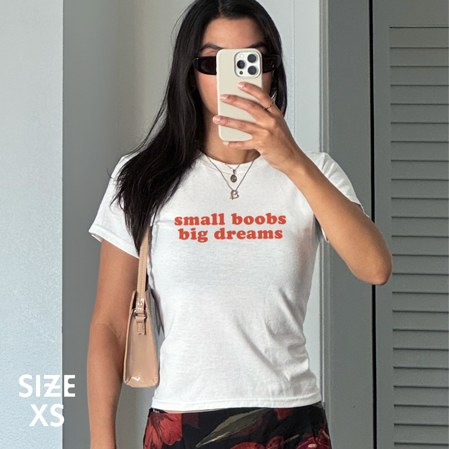 Small Boobs, Big Dreams Baby Tee