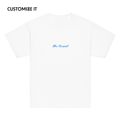 CUSTOM Mrs. Surname Embroidered Bride Baby Tee