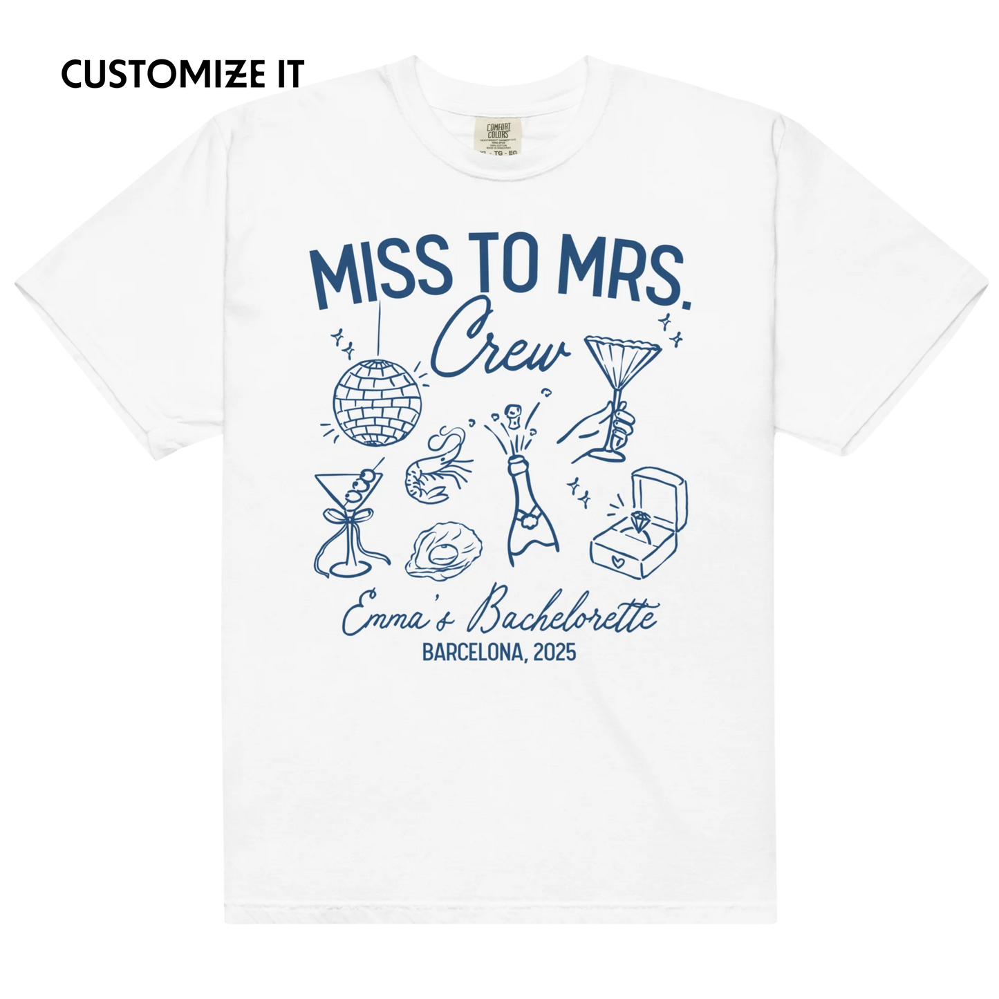CUSTOM Bachelorette Party Trip Premium T-Shirt