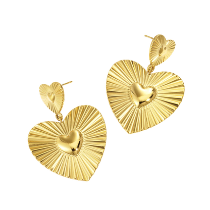 Heart Fado Statement Earrings