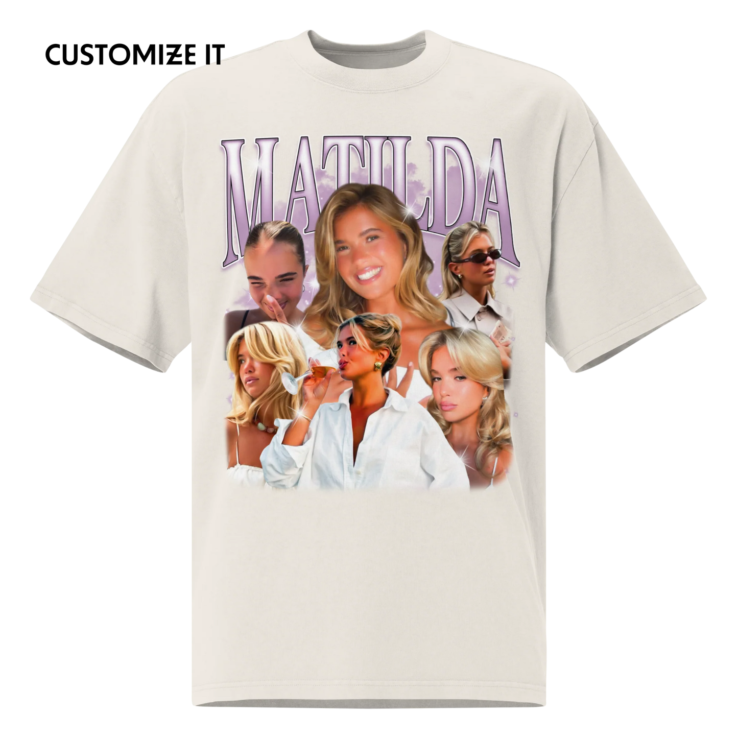 CUSTOM Create Your Own Bootleg Oversized Faded T-Shirt