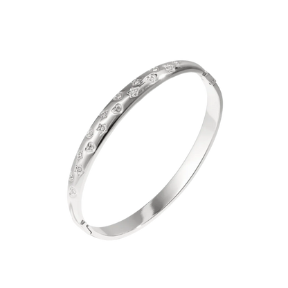 Hearts Stars Rhinestones Bangle