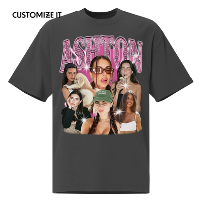 CUSTOM Create Your Own Bling Bootleg Oversized Faded T-Shirt