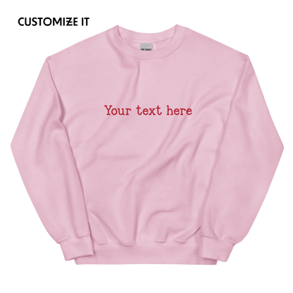 CUSTOM Your Text Typewriter Sweatshirt