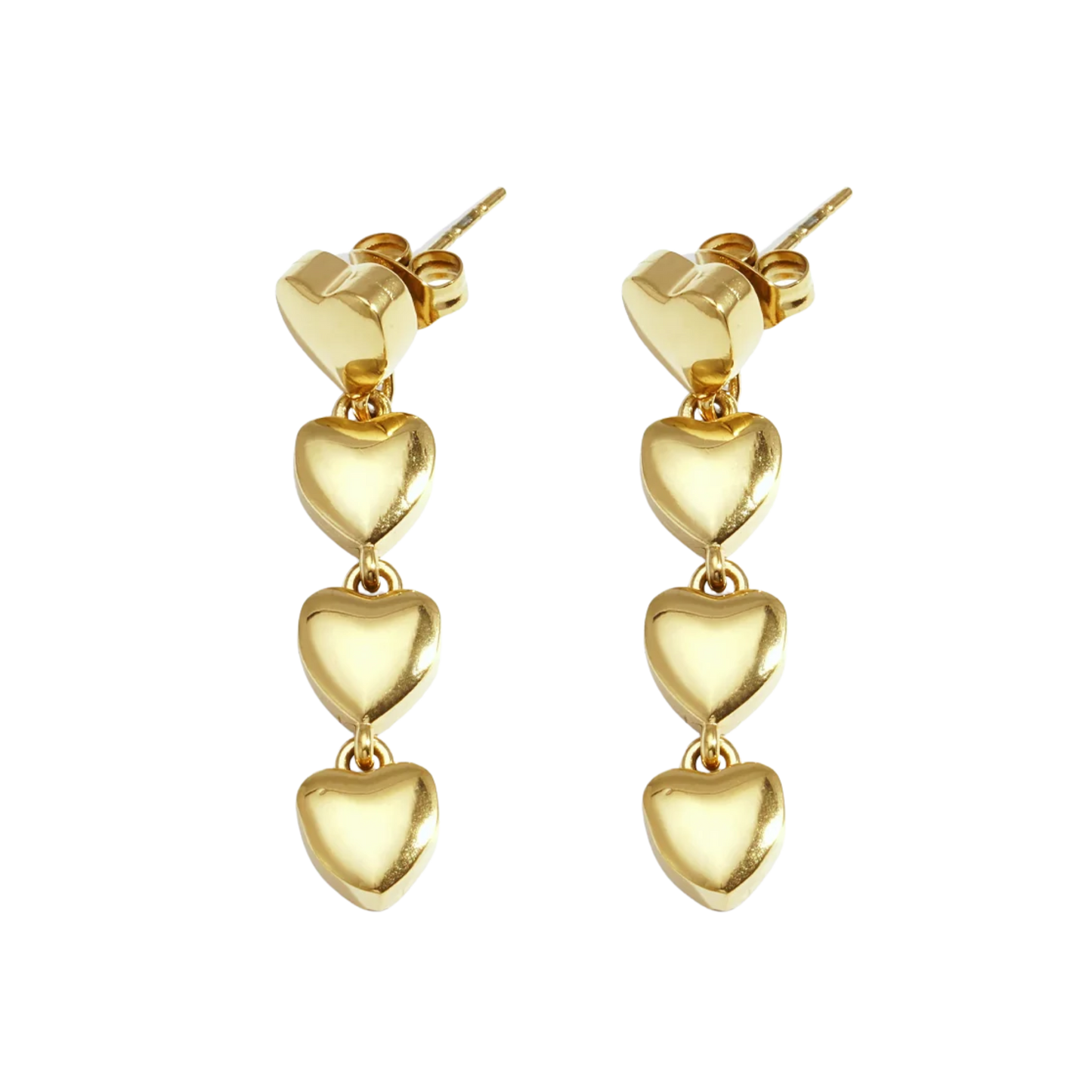 Heart Dangle Earrings