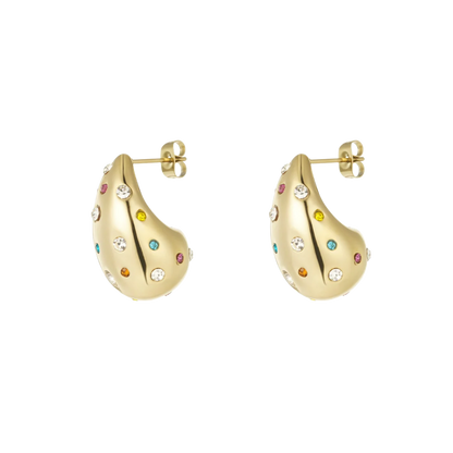 Rhinestone Drop Earrings