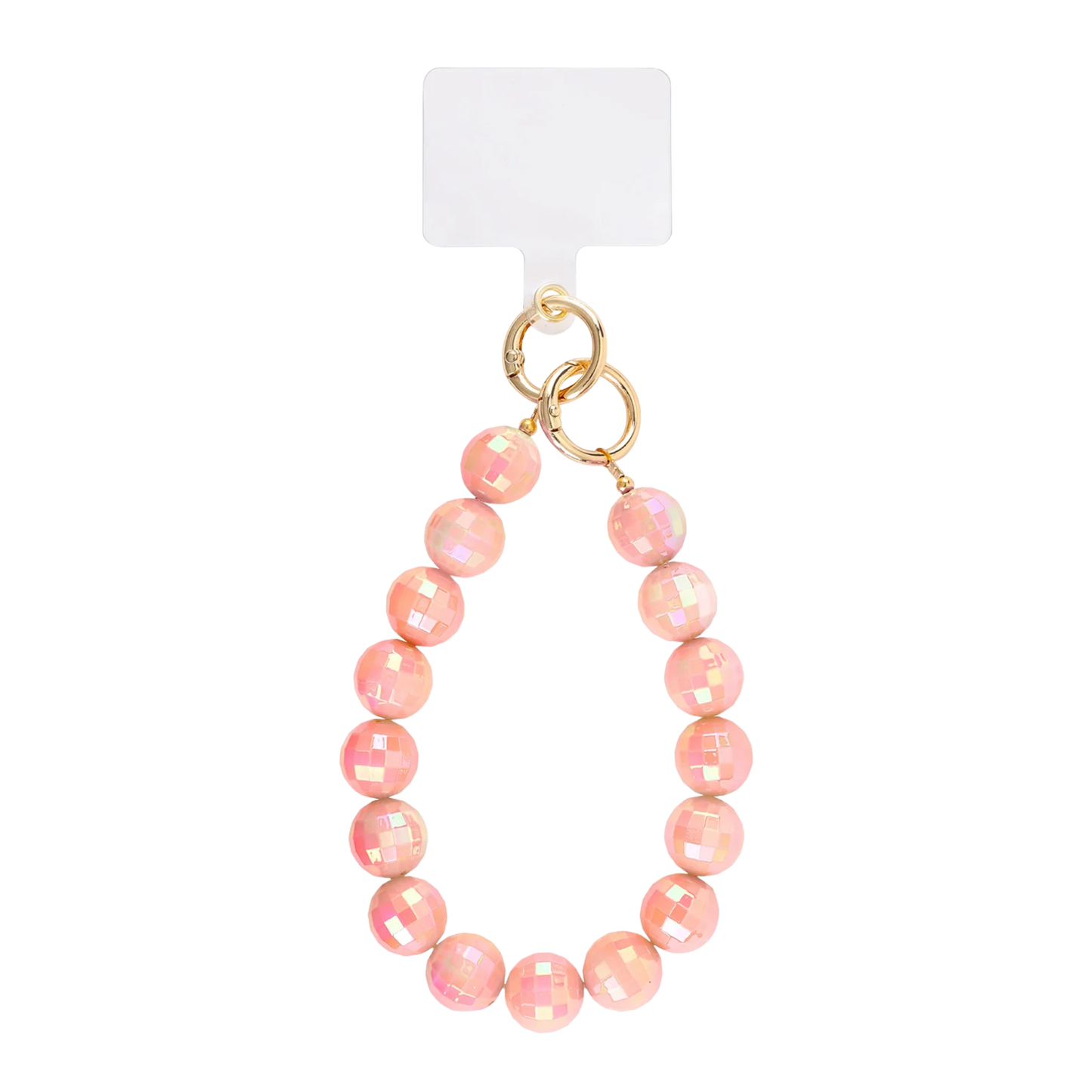 Disco Baby Beaded Phone Lanyard Charm Wrist Strap