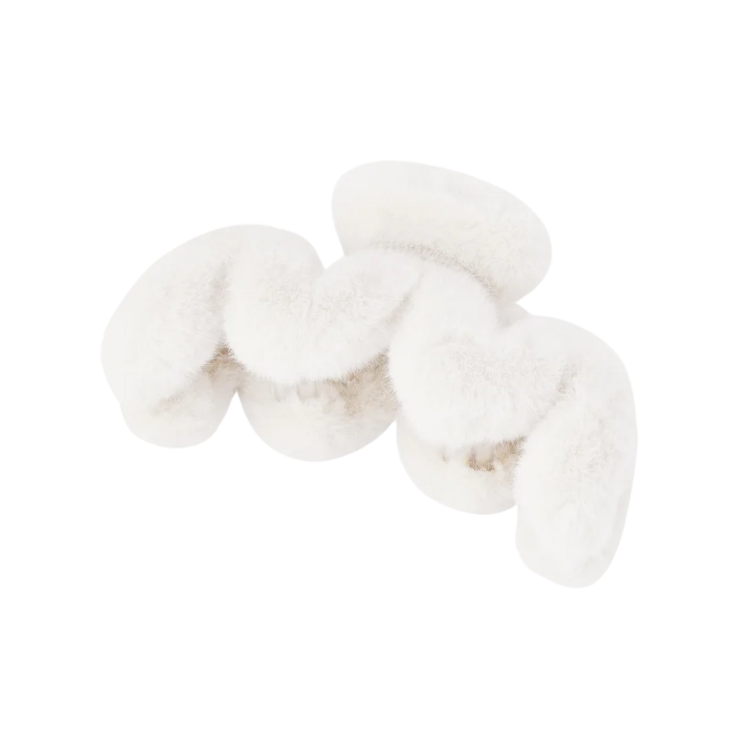 Zigzag Fluffy Hair Claw Clip