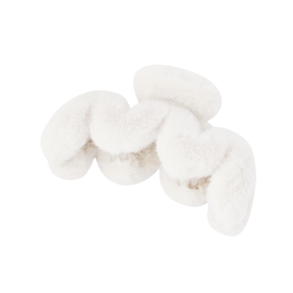 Zigzag Fluffy Hair Claw Clip