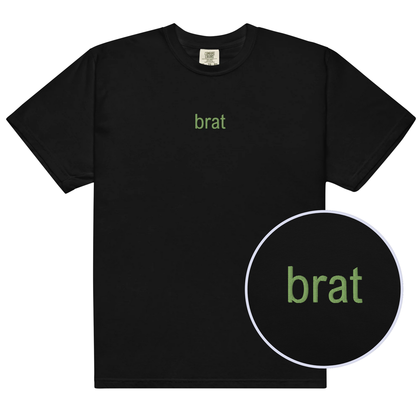 brat XCX Embroidered Premium T-Shirt