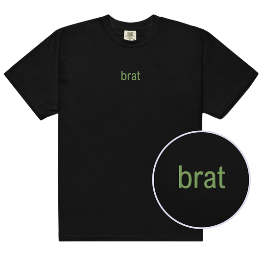 brat XCX Embroidered Premium T-Shirt