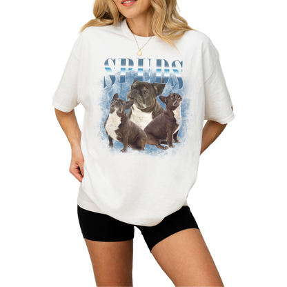 CUSTOM Your Pet 90s Retro Bootleg T-Shirt