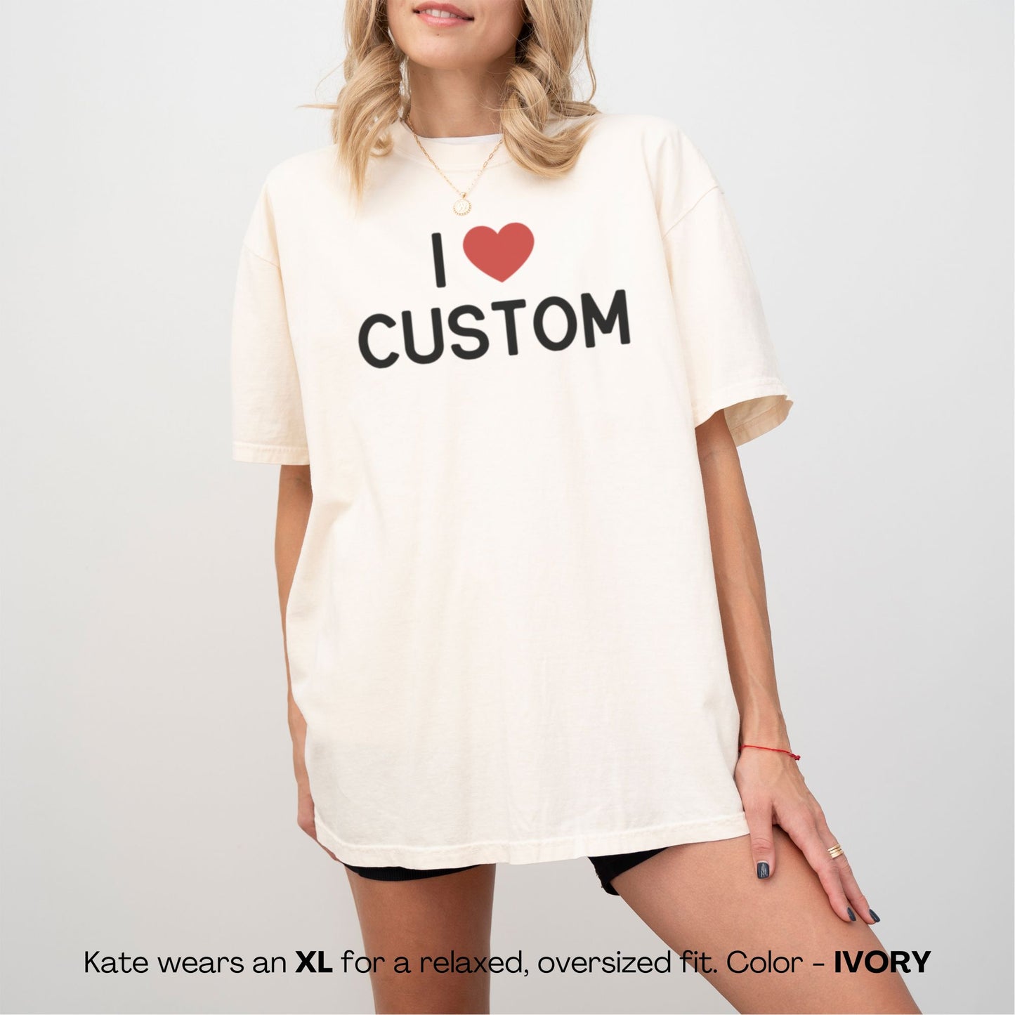 I Love (CUSTOM) Premium T-Shirt