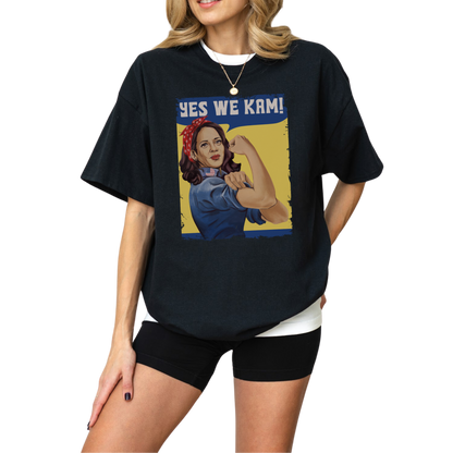 Yes We Kam Feminist Kamala Harris T-Shirt