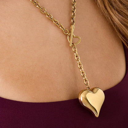 Stainless Steel Pendant necklaces Heart Casual Daily  Women's jewelry