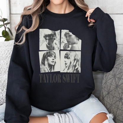 Taylor Swift Collage Crewneck Sweatshirt