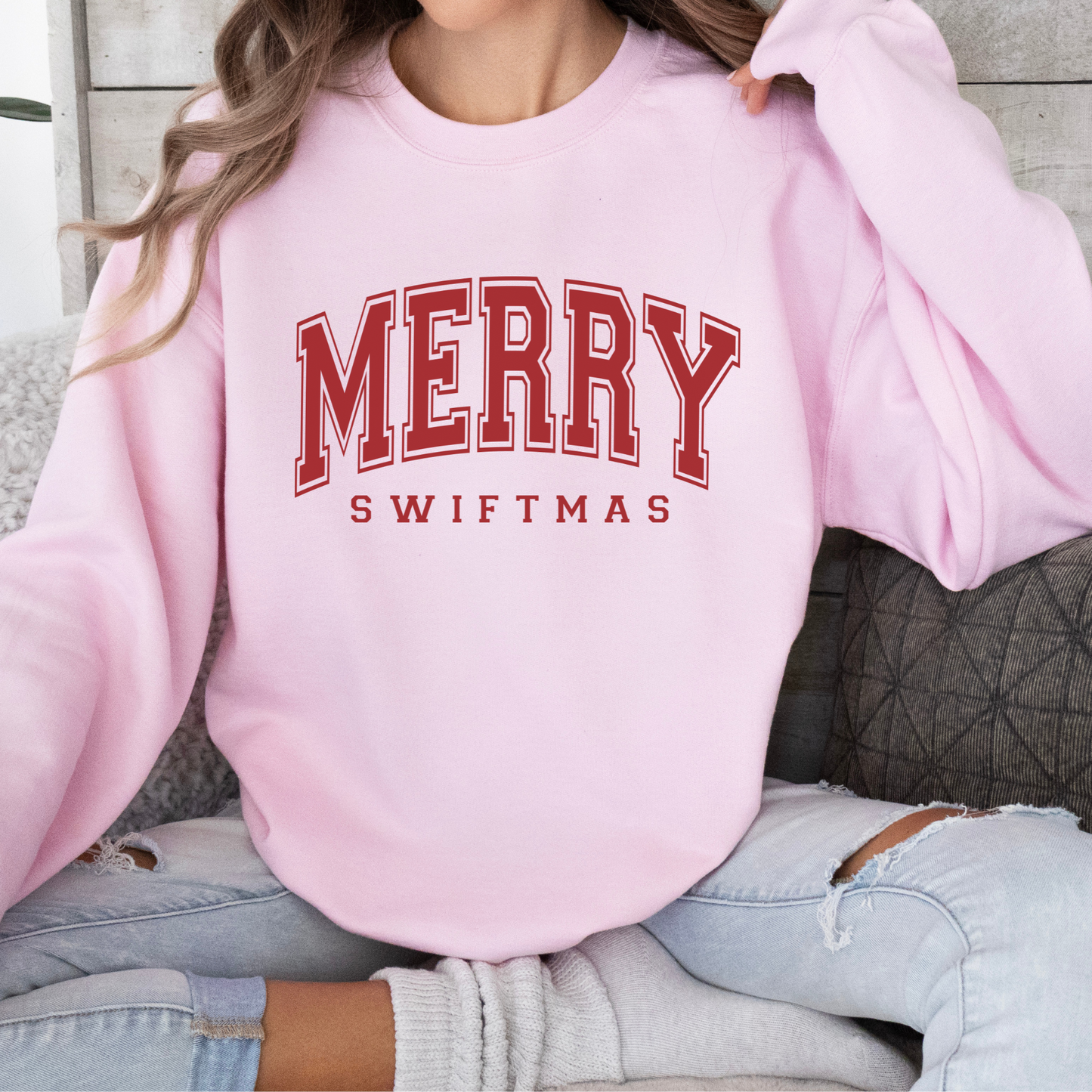 Merry Swiftmas Christmas Crewneck Sweatshirt