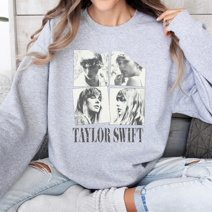 Taylor Swift Collage Crewneck Sweatshirt