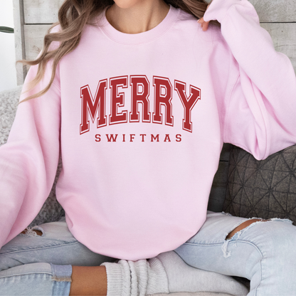 Merry Swiftmas Taylor Swift Crewneck Sweatshirt