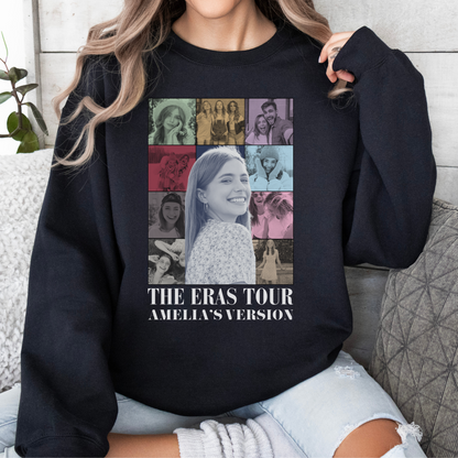 Custom Eras Tour Taylor Swift Crewneck Sweatshirt