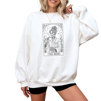 The Mom Funny Tarot Card Crewneck Sweatshirt