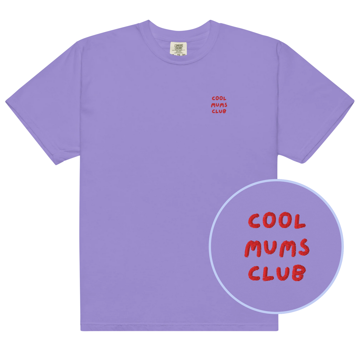 Cool Mums Club Embroidered Mother Classic T-Shirt
