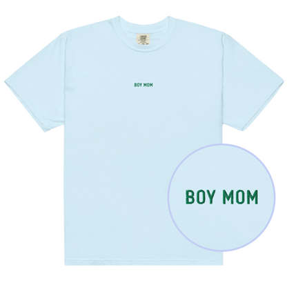 Boy Mom Embroidered Classic T-Shirt