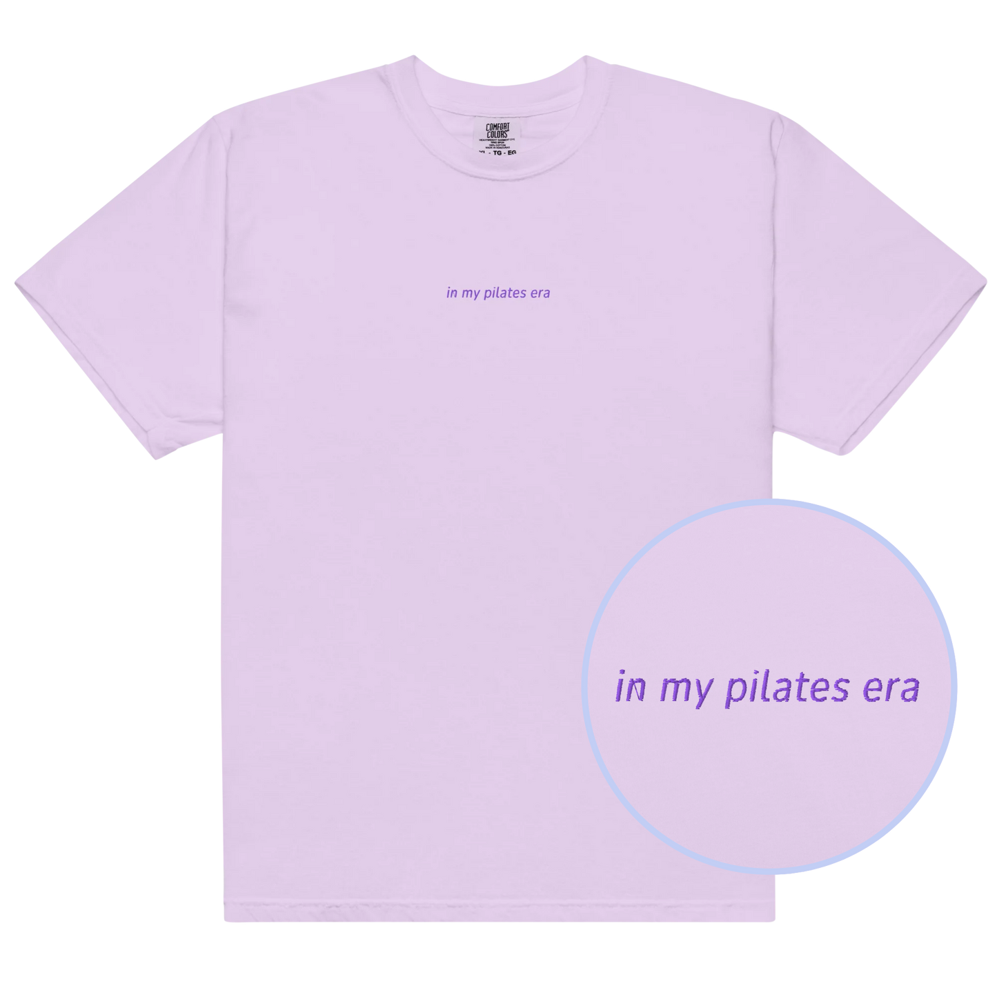 In My Pilates Era Embroidered Classic T-Shirt