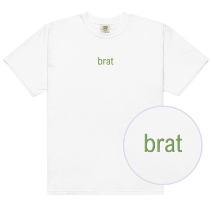 brat XCX Embroidered Premium T-Shirt