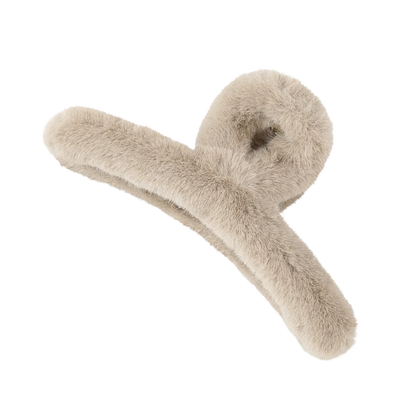 Plush Hair Claw Clip