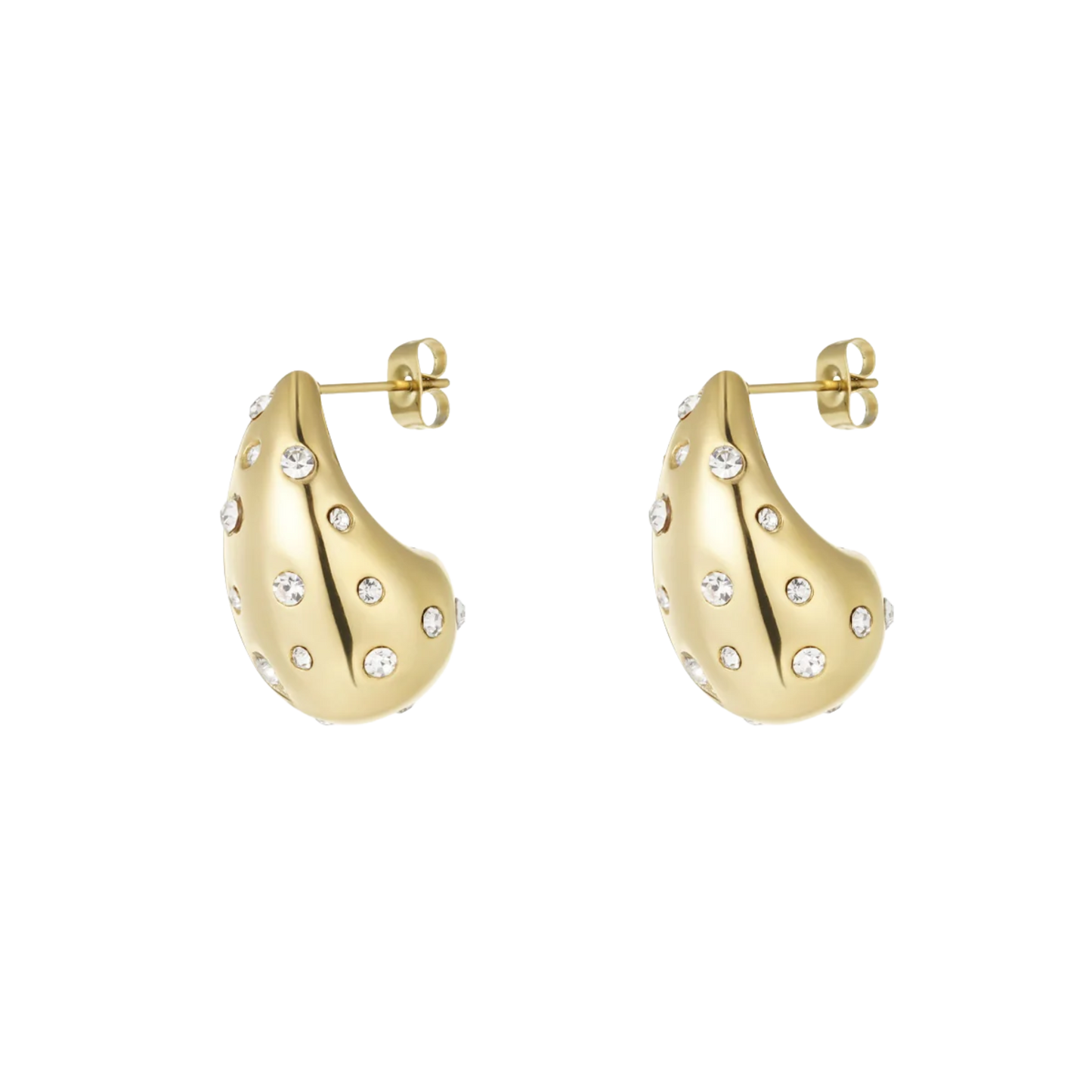 Rhinestone Drop Earrings