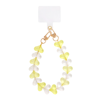 Heart Pop Beaded Phone Lanyard Charm Wrist Strap