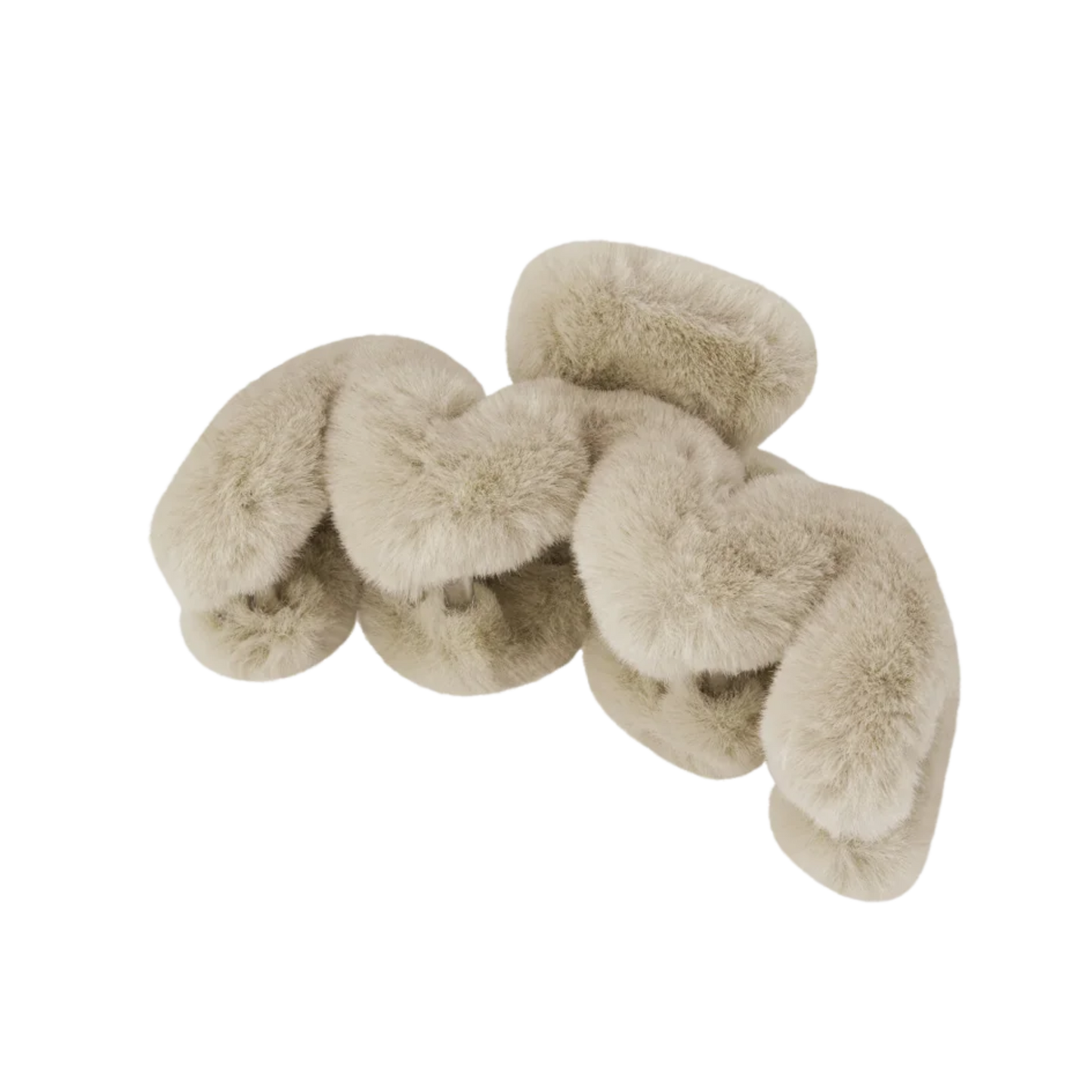 Zigzag Fluffy Hair Claw Clip