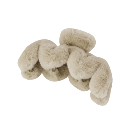 Zigzag Fluffy Hair Claw Clip