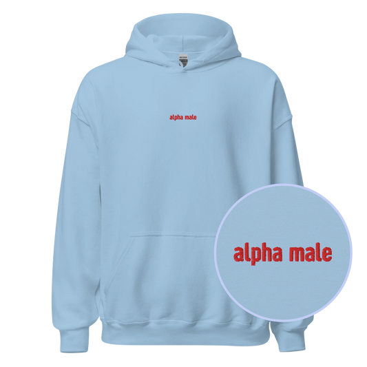 Alpha Male Feminist Embroidered Hoodie