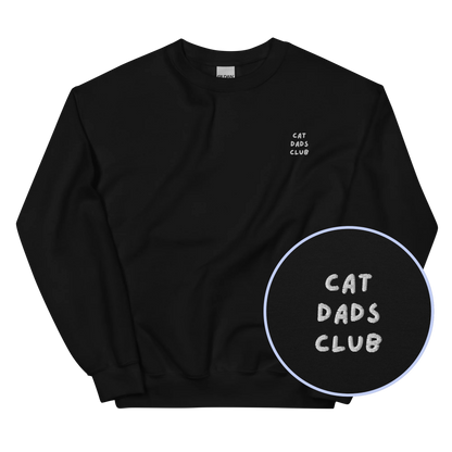 Cat Dads Club Embroidered Sweatshirt
