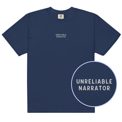 Unreliable Narrator Embroidered Classic T-Shirt