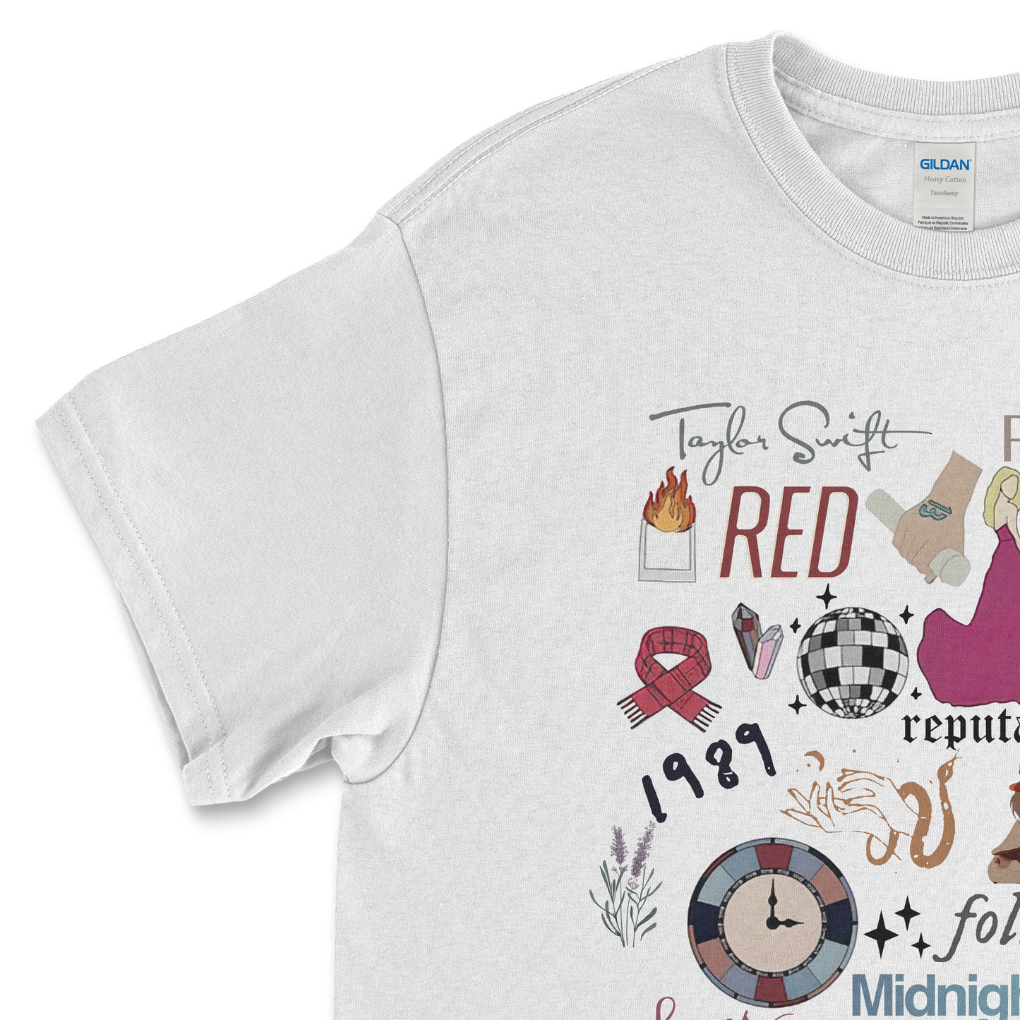 The Eras Tour Albums Symbols Taylor Swift T-Shirt