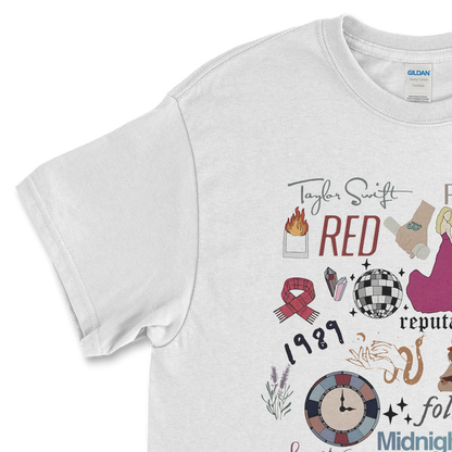 The Eras Tour Albums Symbols Taylor Swift T-Shirt
