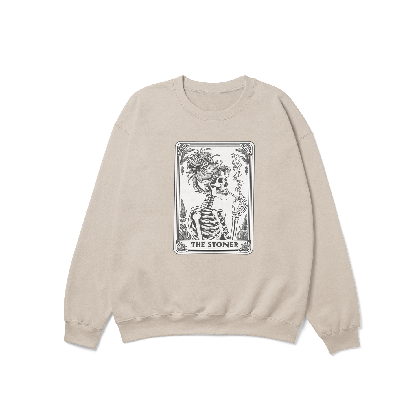 The Stoner Funny Tarot Card Crewneck Sweatshirt