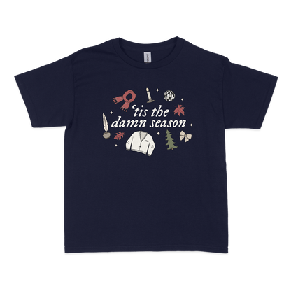 ‘Tis The Damn Season Christmas Baby Tee