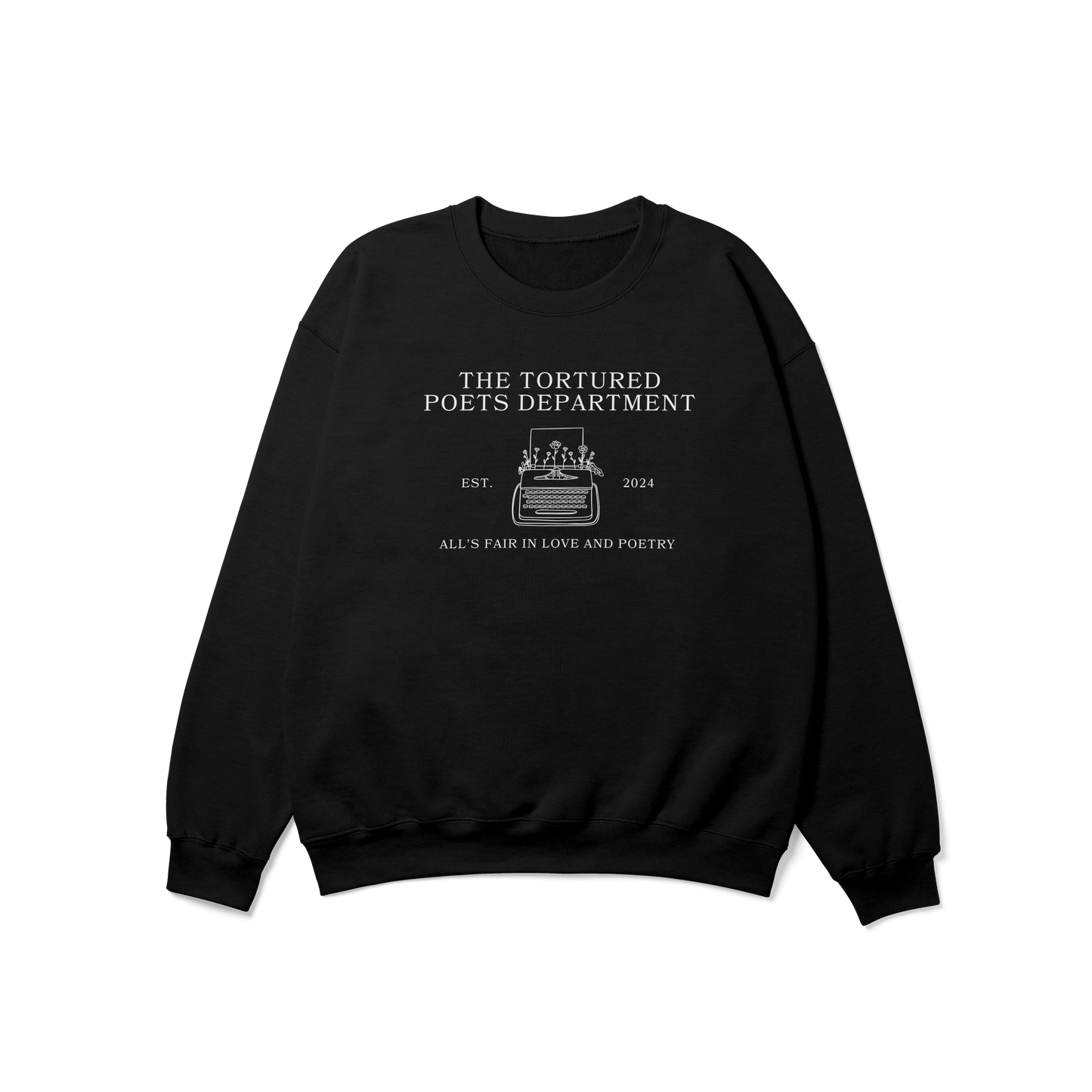 TTPD Typewriter Crewneck Sweatshirt