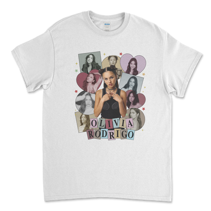 Olivia Rodrigo Collage Band T-Shirt
