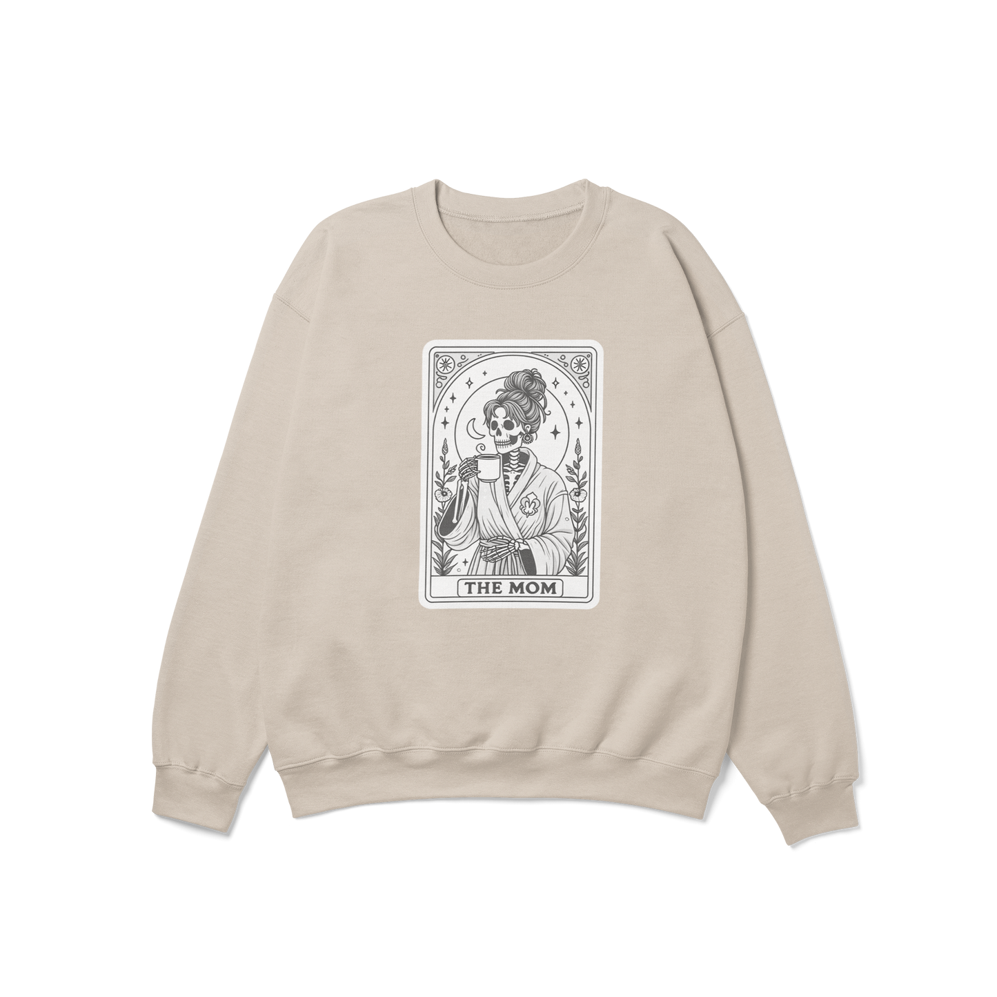 The Mom Funny Tarot Card Crewneck Sweatshirt