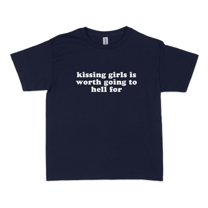 Kissing Girls Going to Hell Baby Tee