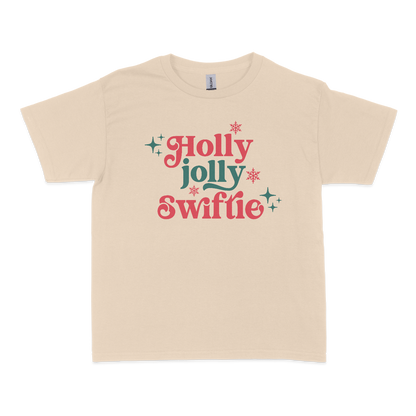 Holly Jolly Swiftie Christmas Baby Tee