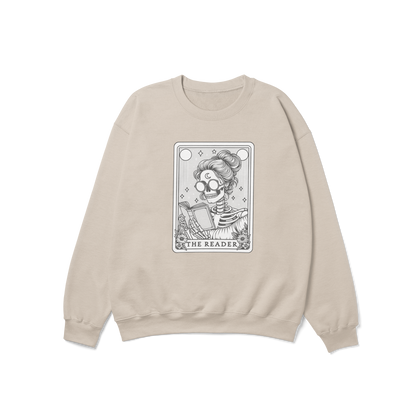 The Reader Funny Tarot Card Crewneck Sweatshirt