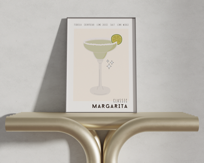 Margarita Cocktail Poster