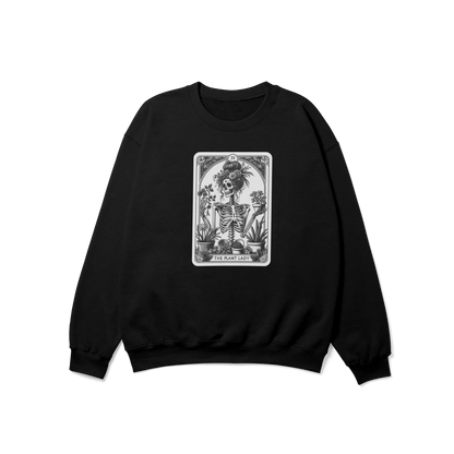 The Plant Lady Funny Tarot Card Crewneck Sweatshirt